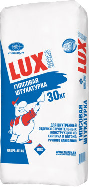 Гипсовая штукатурка LUX MODERN для ручн. нанес., меш. 30 кг
